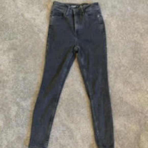 OLD NAVY high rise black jeans size 4 - Picture 2 of 4